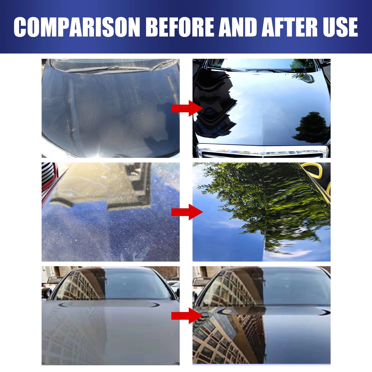 Hydrophobic Polish Coating Agent with Sponge Car Repairing Spray Dustp