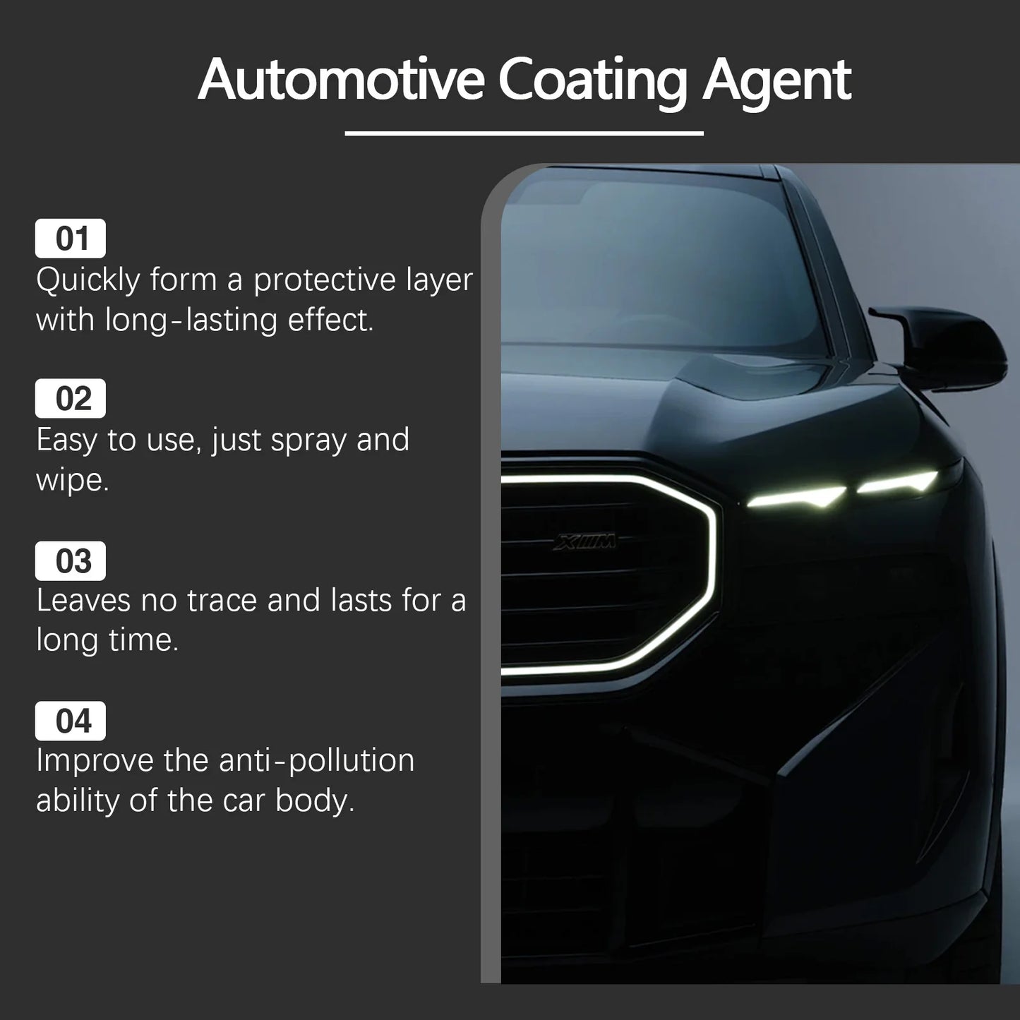 Homonth Car Nano Coating Agent Waterproof Anti-dirt Protective Paint Coating Agent Car Body Polishing Renovation Nano