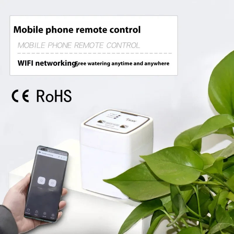 ZEXEF WIFI Intelligent Watering Device Double Pump Timed Automatic Drip Irrigation System Remote APP for Garden Terrace