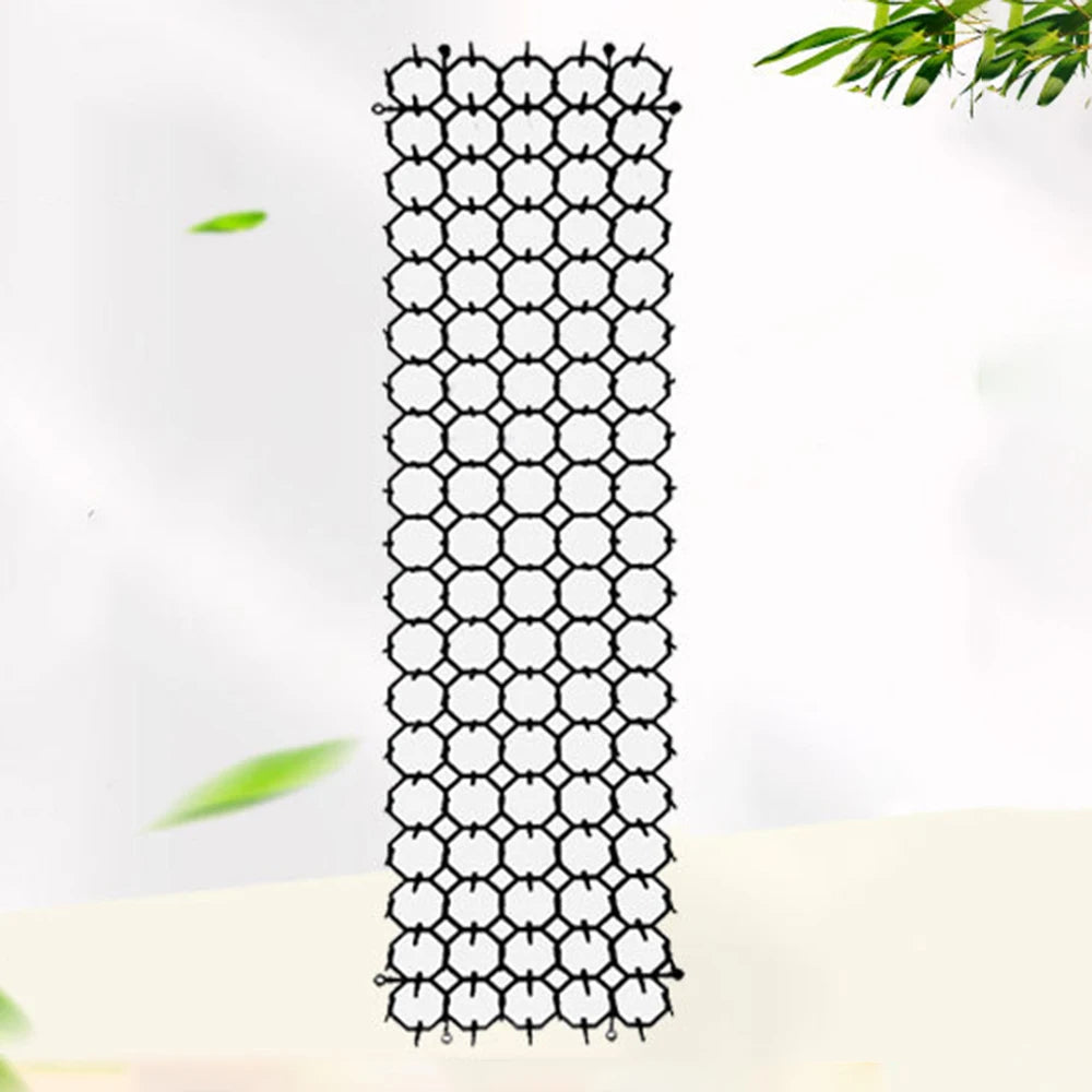 6/10Pcs Garden Prickle Strip Dig Stop Cat Repellent Deterrent Mat Anti-cat Prickle Strips Keep Cat Away Digging Climbing Spike