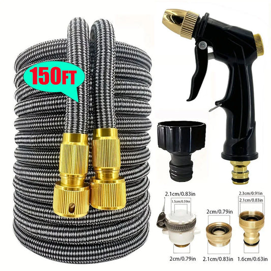 High Quality Flexible Expandable Garden Hose High Pressure Nozzle Spraye Washer Gun Car Wash Hose Expandable Garden Water Hose