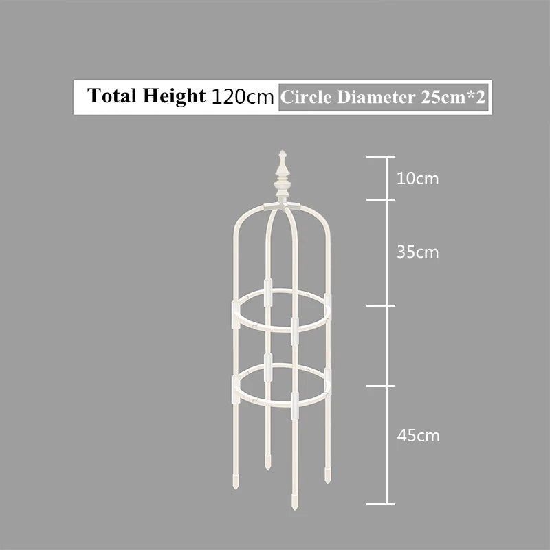 Plant Climbing Supporter Climbing Plant Support Frame Outdoor Flower Vines Pot Stand Garden Climbing Frame Indoor Floral Decor