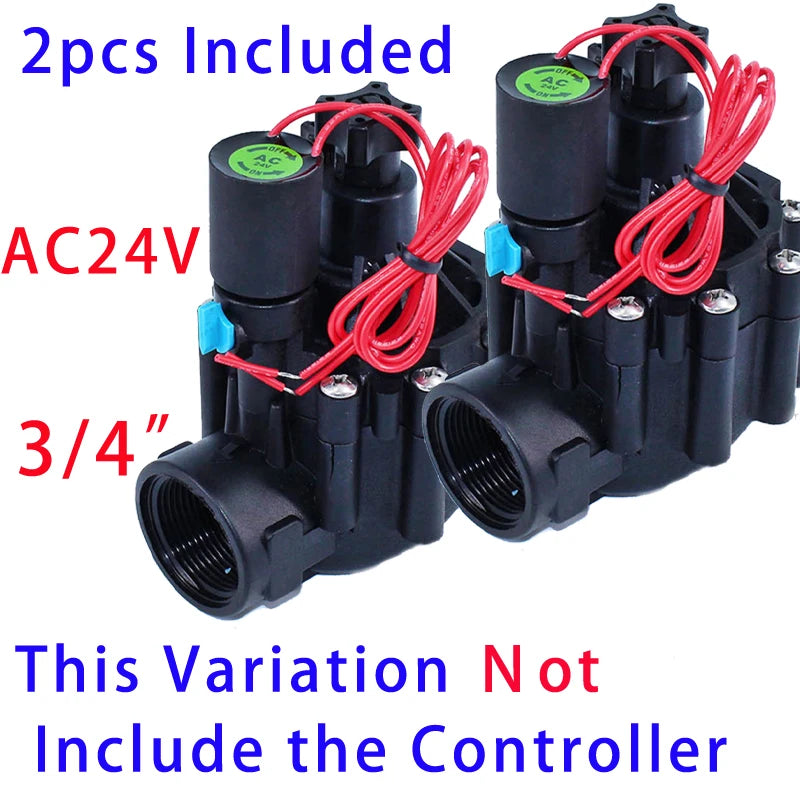 8 Station WiFi Indoor Smart  Sprinkler Controller and solenoid valve Irrigation System Remote Control by Phone Works with Alexa