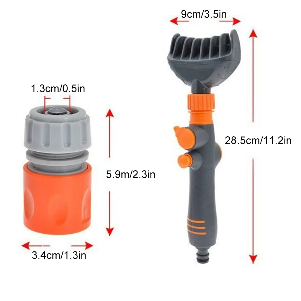 Portable Swimming Pool Cartridge Filter Cleaner with Handle One-key Start Hot Tub SPA Water Filter Cleaning Hose Attachment Tool