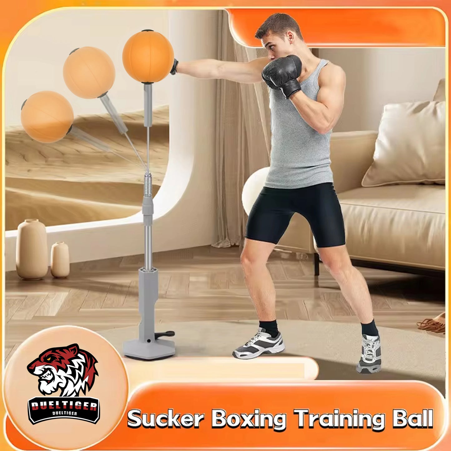 Lightweight Home Boxing Speed Bag - Suction Cup Reflex Bag