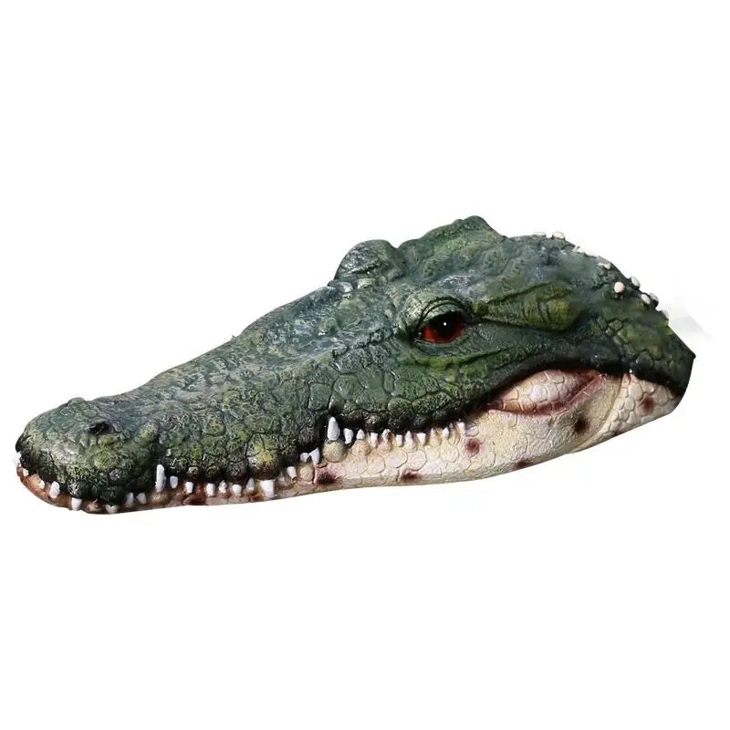 Outdoor Garden Pond Resin Floating Crocodile Hippo Scary Statue Creative Home Decoration For Garden Halloween Decor Ornament