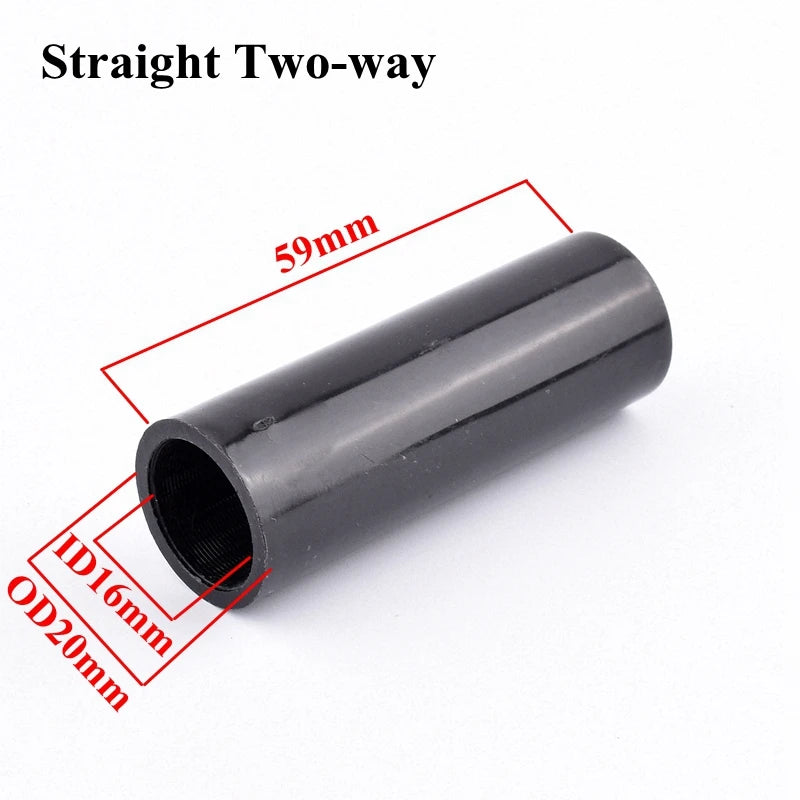 2-30Pcs ID 16mm PVC Pipe Fittings Straight Elbow Tee Garden Water Connector Tent Wardrobe Fixed Fittings Plants Support Joint