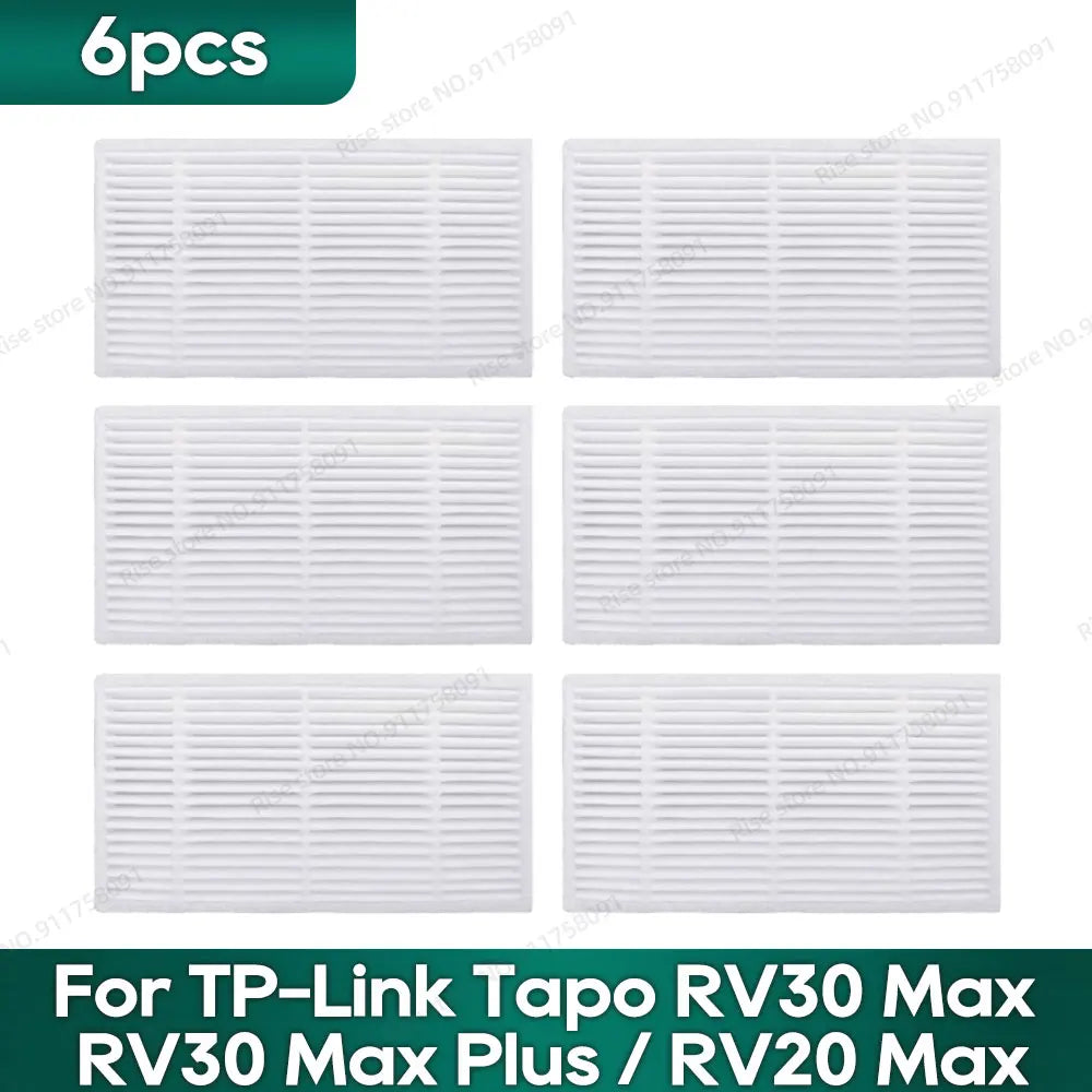 Compatible for TP-Link Tapo RV30 Max Plus/ RV30 Max/ RV20 Max Plus / RV20 Max Accessories Hepa Filter Mop Side Brush Parts