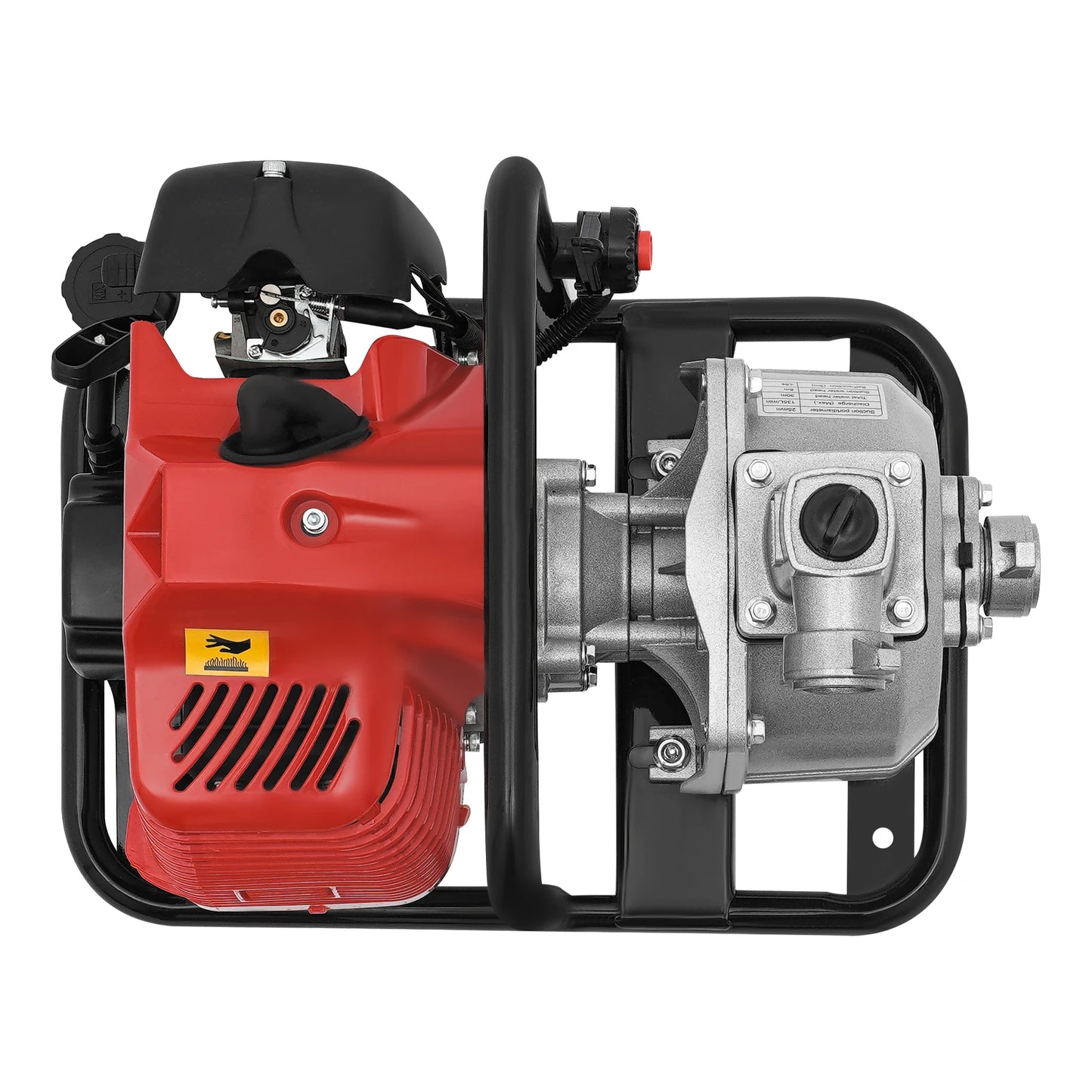 1-inch 1.7HP 2-Stroke Gasoline Water Transfer Pump | High-Pressure for Irrigation