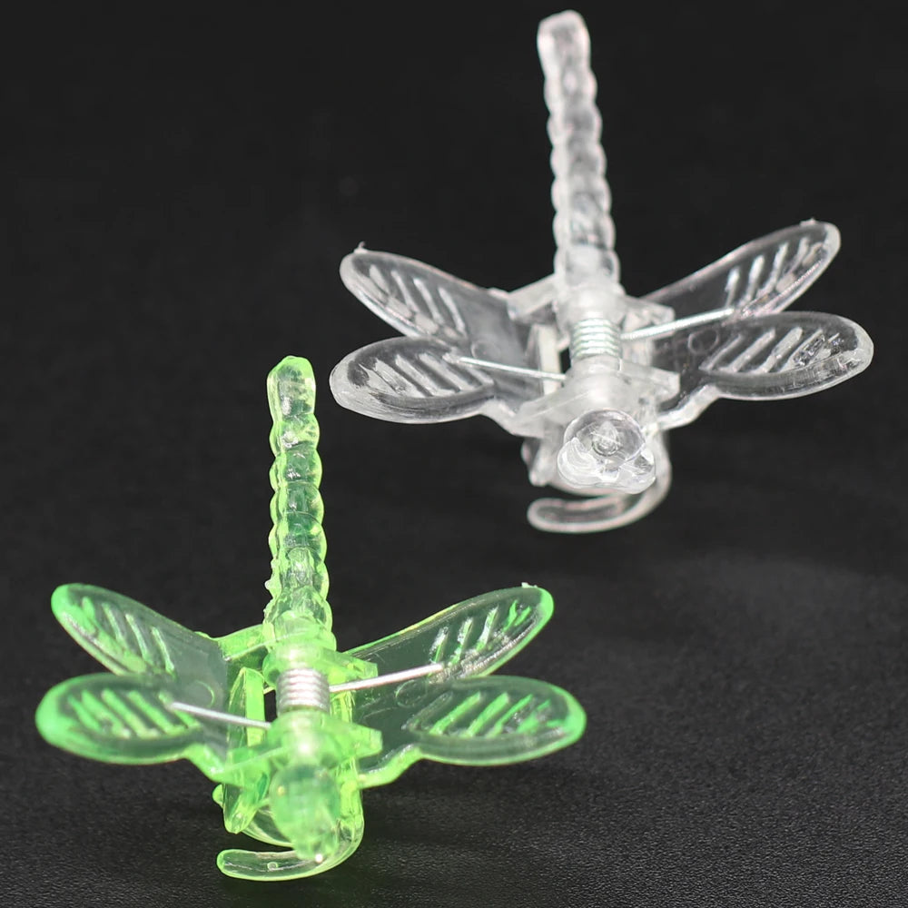 10-100PCS 36x36mm 4-Claw Dragonfly Clips Garden Plants Orchid Clamps for Fixing Climbing Vine Flower Stems Ornamental Decoration