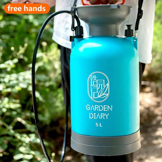 5L Garden Pressure Sprayer Irrigation Flower Plant Watering Can Pesticide Fertilizer Spray Tool Air Pump Water Sprayers Bottle