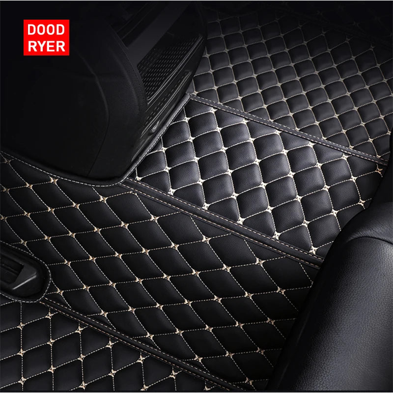 DOODRYER Custom Car Floor Mats For Tesla Model X Auto Carpets Foot Coche Accessorie