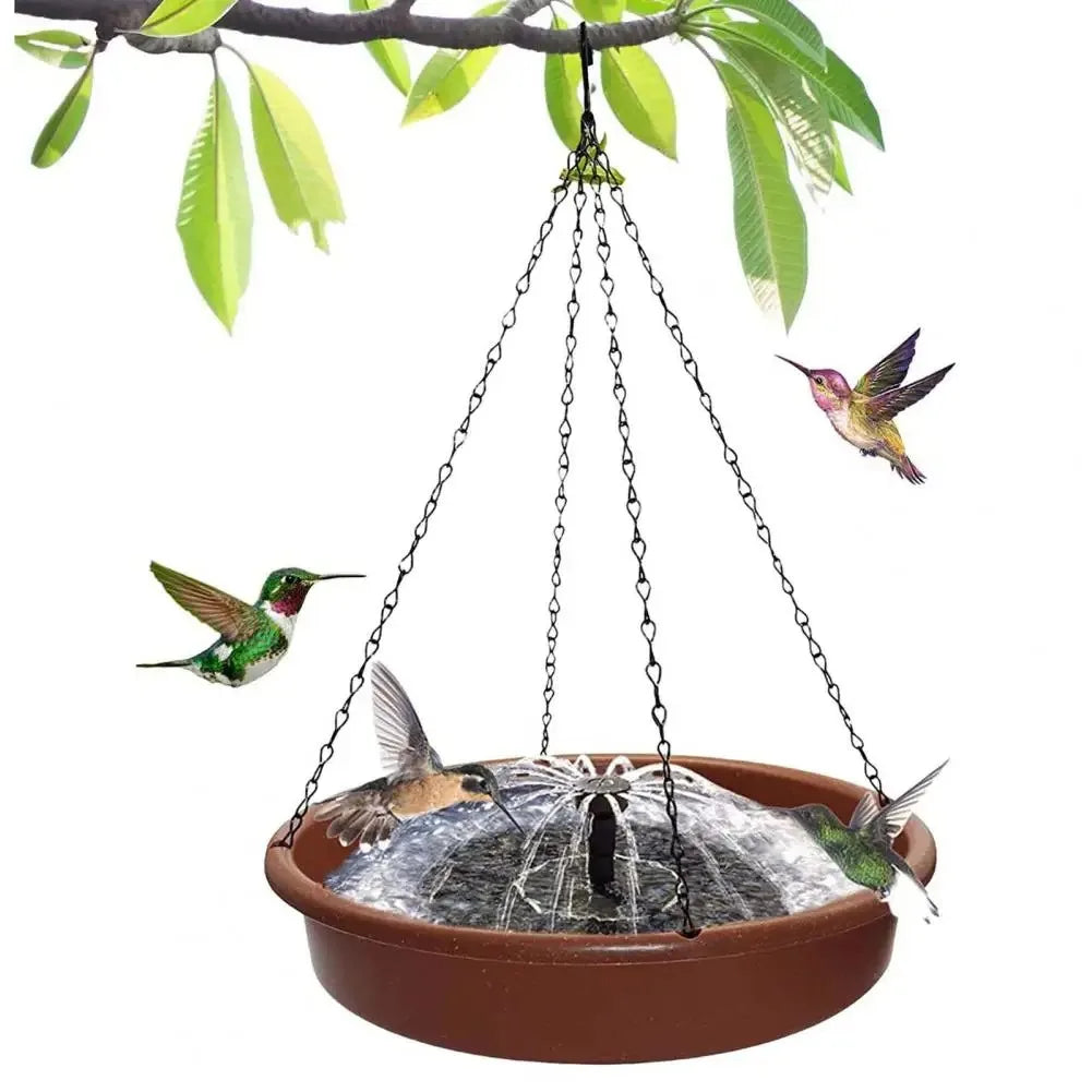 13/16/18cm Floating Solar Panel Solar Fountain Pump Bird Baths Garden Outdoor Water Pool Pond Decor(Only fountain without basin)