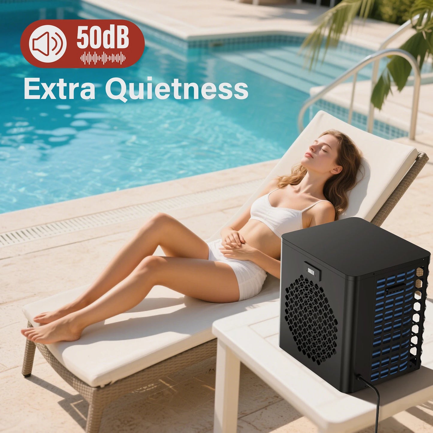 6K BTU Pool Heat Pump for Above Ground Pools
