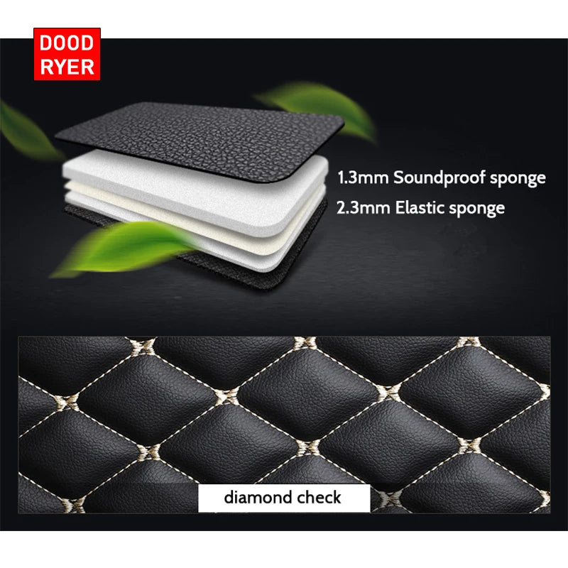 DOODRYER Custom Car Floor Mats For Tesla Model X Auto Carpets Foot Coche Accessorie