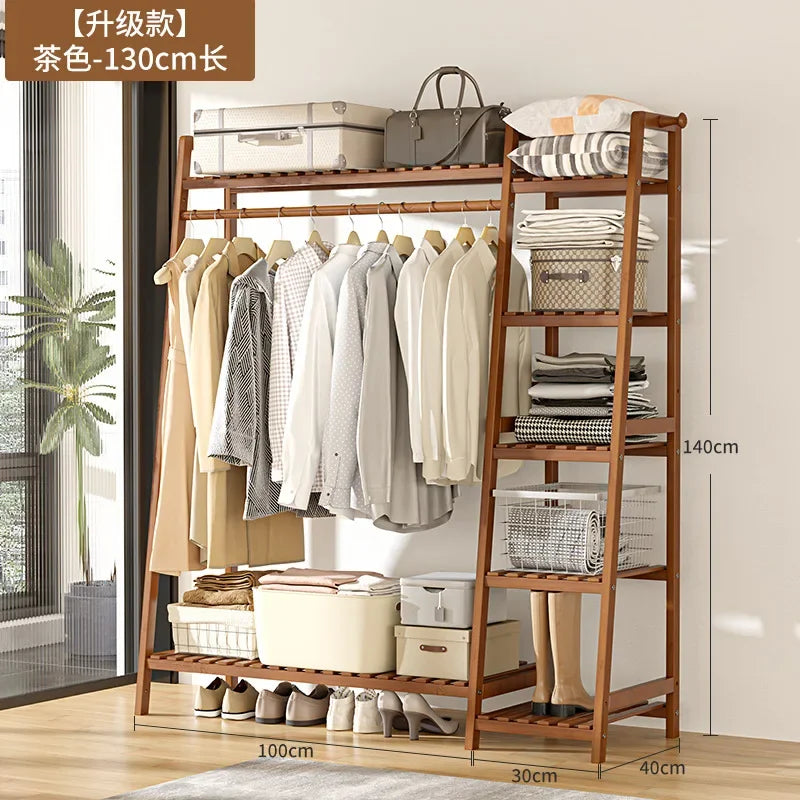 Movable Clothes Hanger Coats Clothing Rack Shelfs Home Furniture Room Shelves Closet Closet Shoe Organizer Jingle Bells Sofa