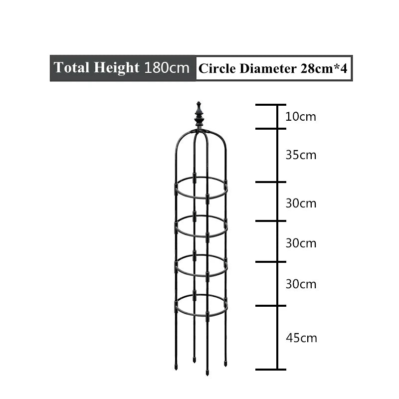 Plant Climbing Supporter Climbing Plant Support Frame Outdoor Flower Vines Pot Stand Garden Climbing Frame Indoor Floral Decor