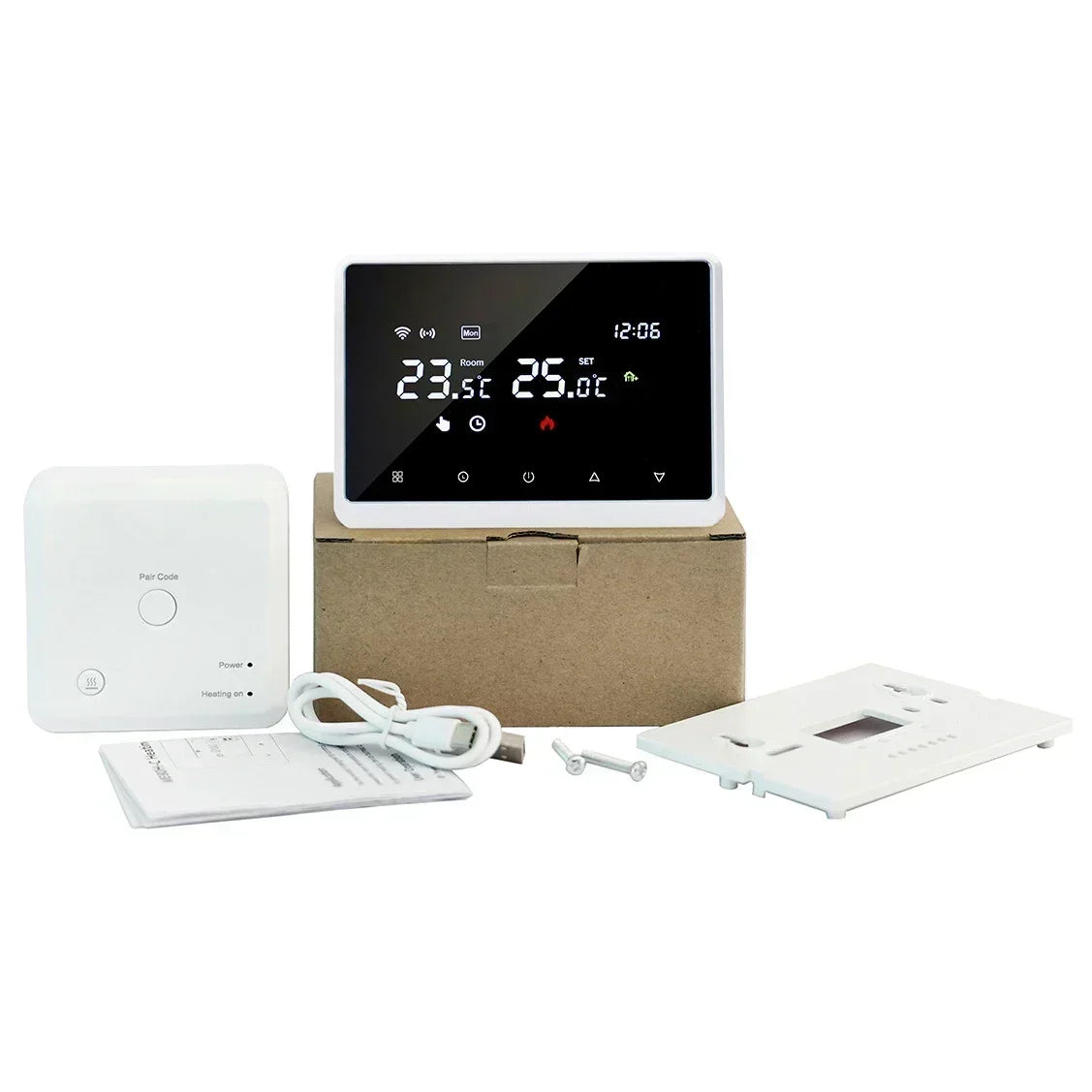 Tuya RF WiFi Smart Thermostat Temperature Controller for Gas Boiler Water Heating Wireless WiFi Thermostat Work with Alexa Googe