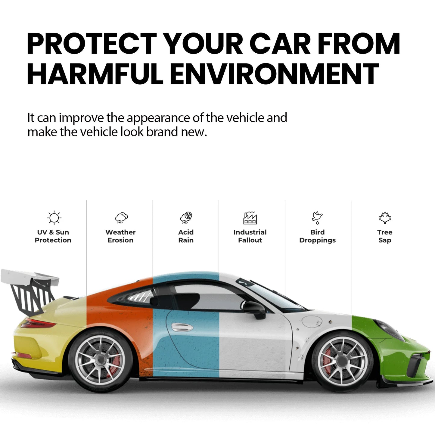 Car Ceramic Coating Polishing Car Shield Coating Spray Car Coating Spray High Protection Quick Coating Spray 100ml Coating Spray