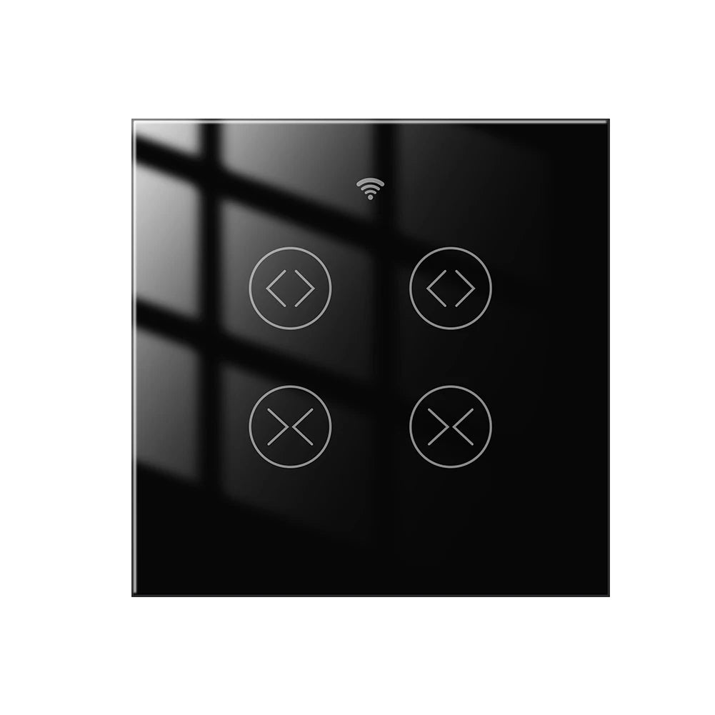 MOES Tuya Smart Life WiFi RF 2 Gang Double Curtain Blind Switch for Roller Shutter Electric Motor With Google Home Alexa