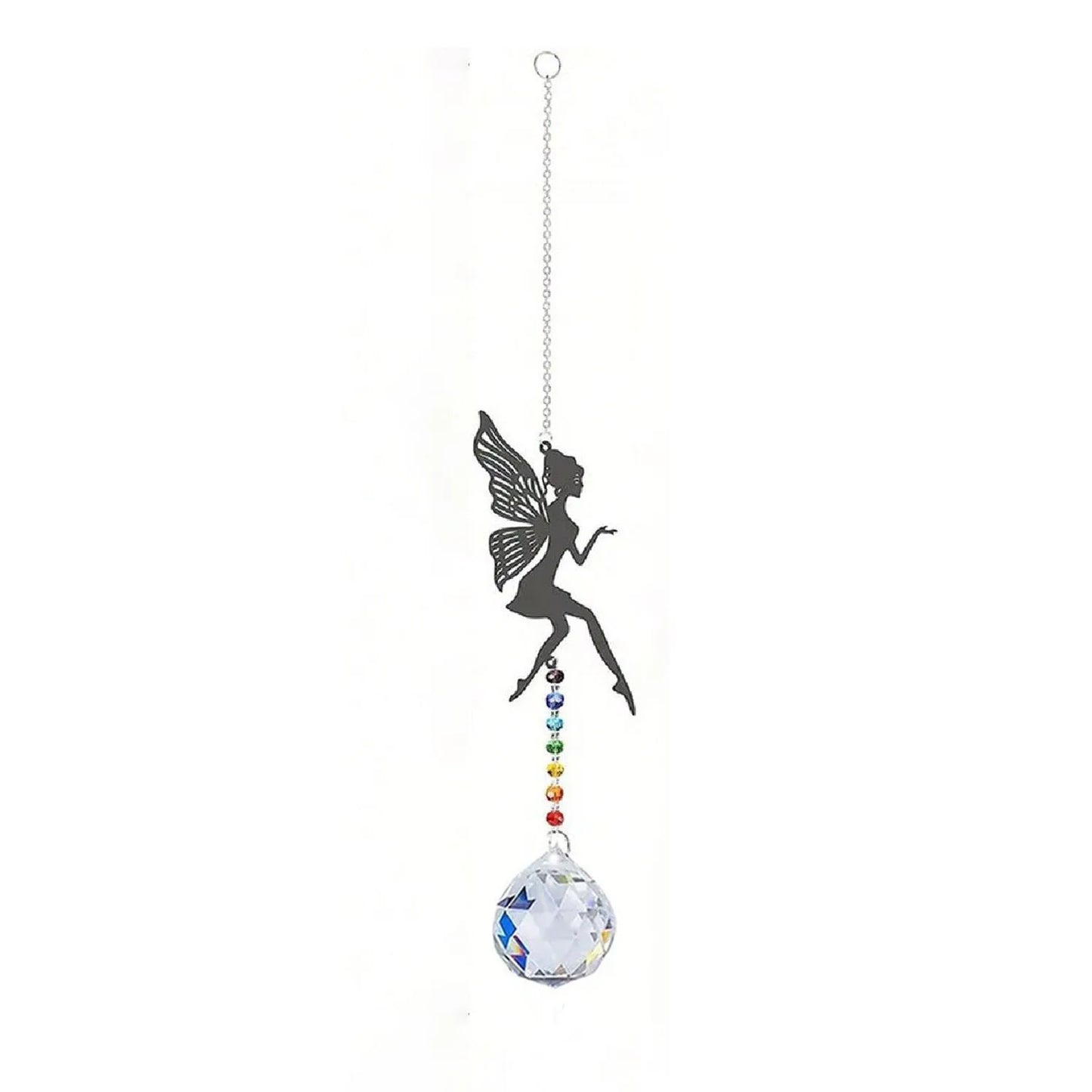 1PC Hanging window sun prism decor indoor crystal catcher rainbow maker decor owl hummingbird pendant