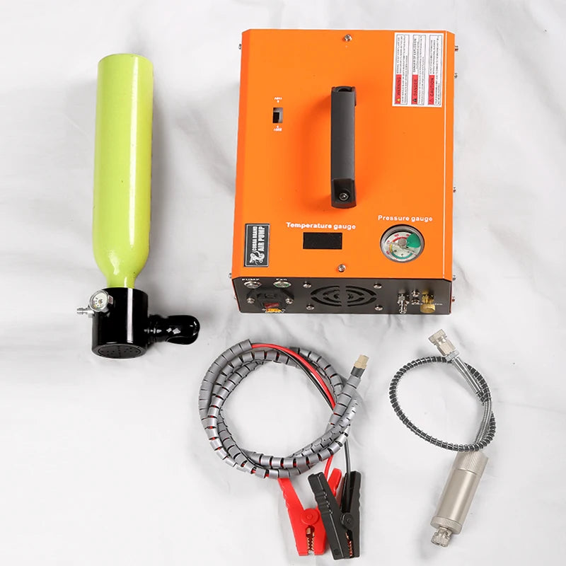 300Bar 220V 110V PCP Air Compressor 4500Psi Pneumatic Rifles High Pressure 12V Vehicle Mounted Pump 30MPA Scuba Diving Shooting