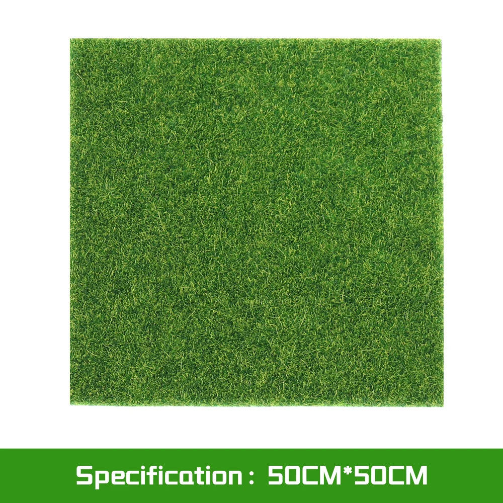 Ultra-Realistic Flocked Artificial Grass - Soft Touch Synthetic Turf for Indoor/Outdoor, Pet-Safe & Kid-Friendly Lawn Decor