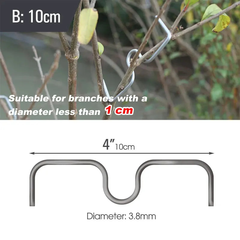 30/50Pcs 4 Size Reusable Branch Limb Spreader Garden Yard Trees Branches Fixator Strong Fruit Tree Support Holder Vine Trainers