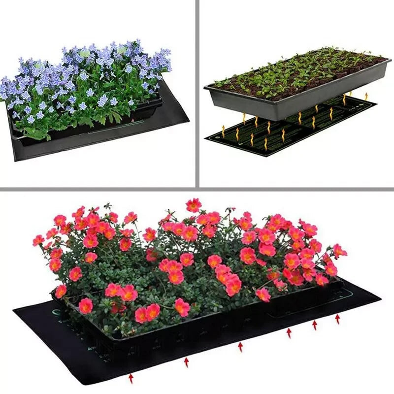 Plant heating pads 50x25cm 240V 17.5W Plants Growth Heating Mats Seedling Heat Mat Indoor Plants Germination Waterproof Heating