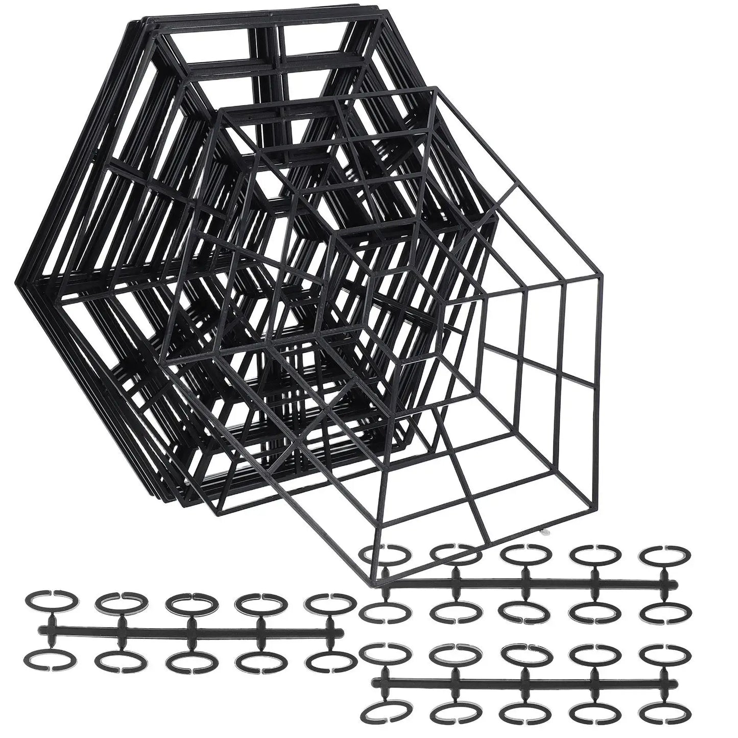 10 PCS Durable Fish Net Guard Hexagon Shop Pond Protective Six Angle Protectors Professional