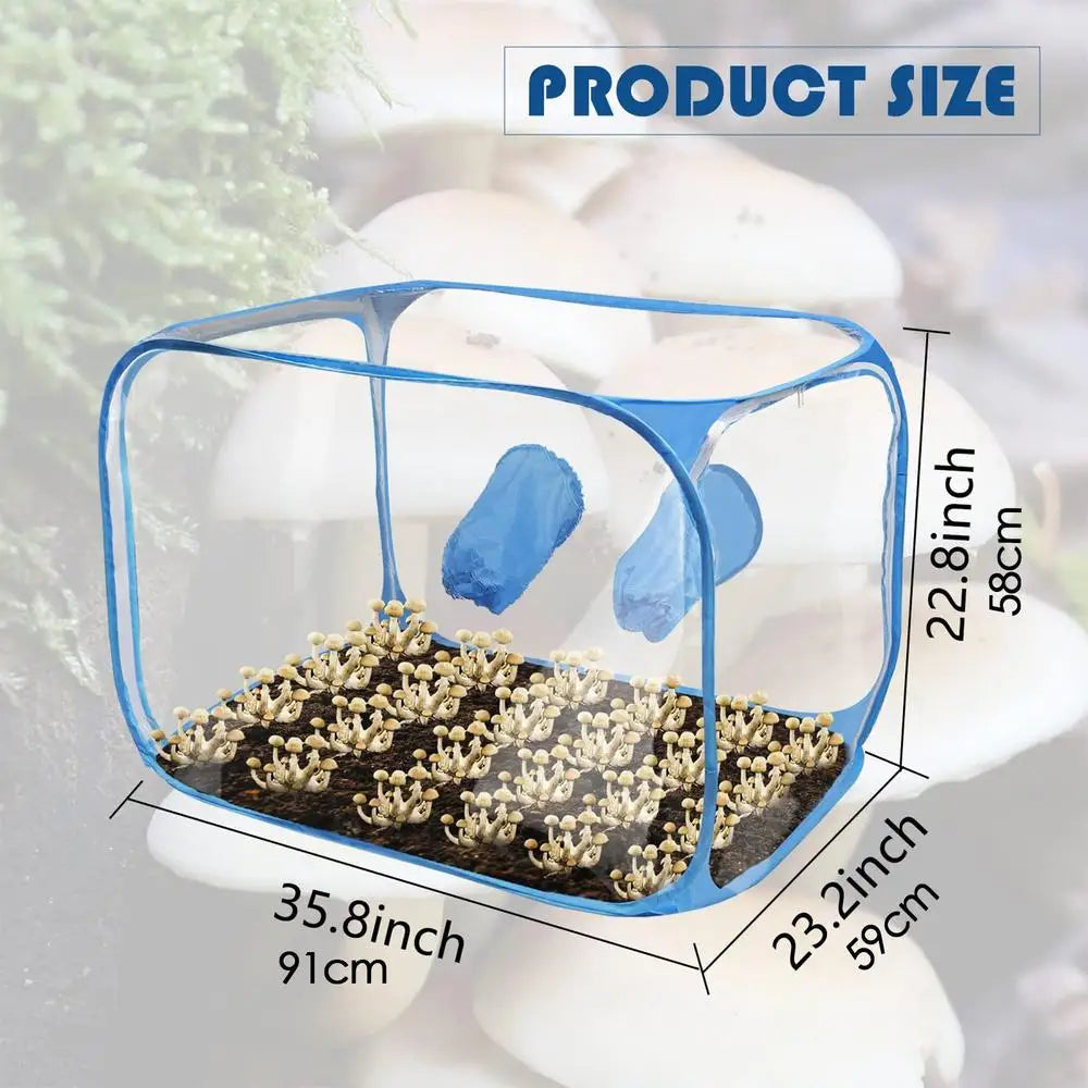 Mushroom Planting Bags Still Air Box Mushroom Tent Propagation Stations Visible Planting Tents Horticulture Supplies For Garden
