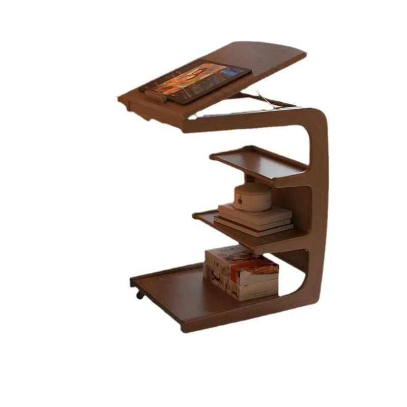 Solid Wood Sofa Side Several Movable Living Room Side Cabinet Bedside Shelf Simple Household Coffee Small Table