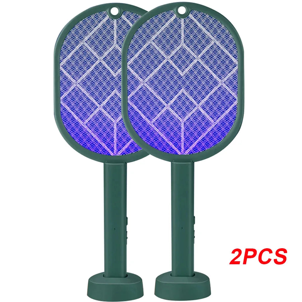 2PC Mosquito Killer Anti Mosquitoes Electric Protective Net Household for Fly Insect Trap Flies Summer Usb Charging  Fly Swatter