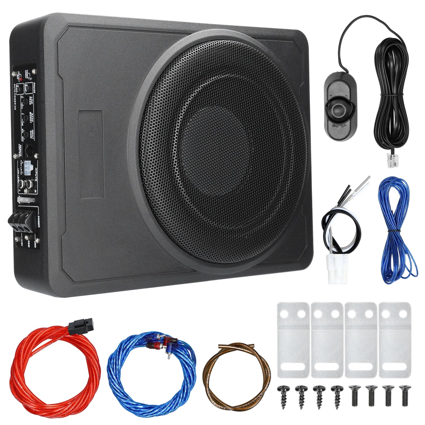 10inch Car Subwoofer 800W Stable Performance Aluminum Alloy Housing Subwoofer for 12V Car Truck Marine Boat