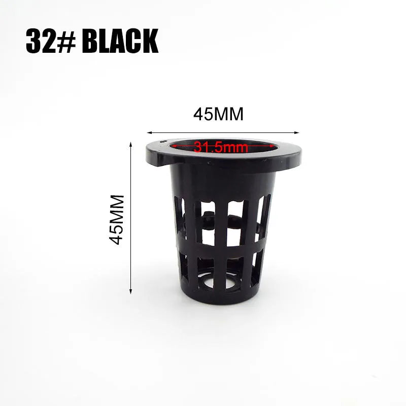 50pcs Hydroponic Soilless Mesh Net basket Plant veg Grow Nursery Cup Pot Sponge tray Aeroponic Veg Planter Clone Colonization q1
