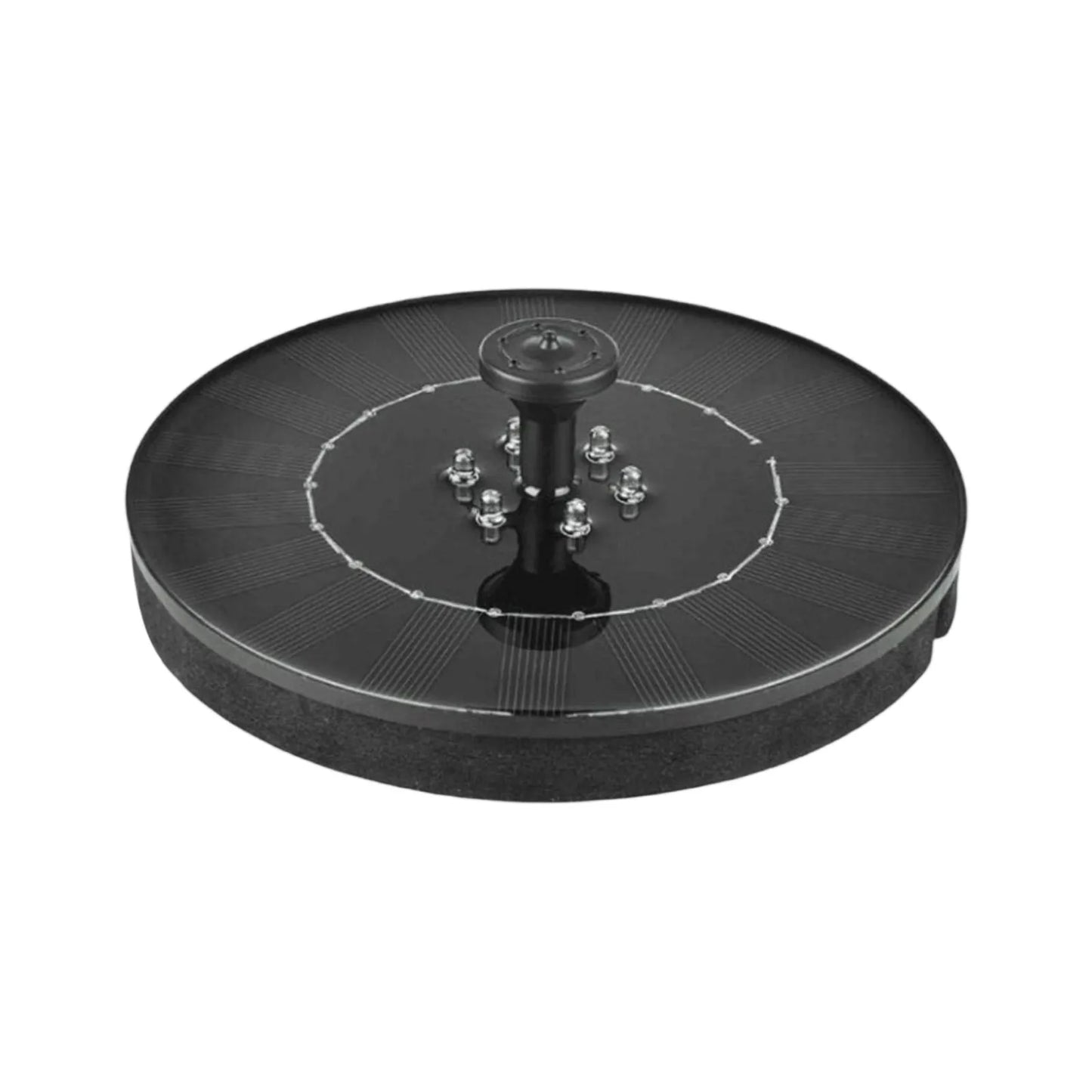 Solar Fountain Pump Floating Solar Panel Bird Baths Water Fountain with 4 Nozzles For Garden Outdoor Water Pool Pond Decor