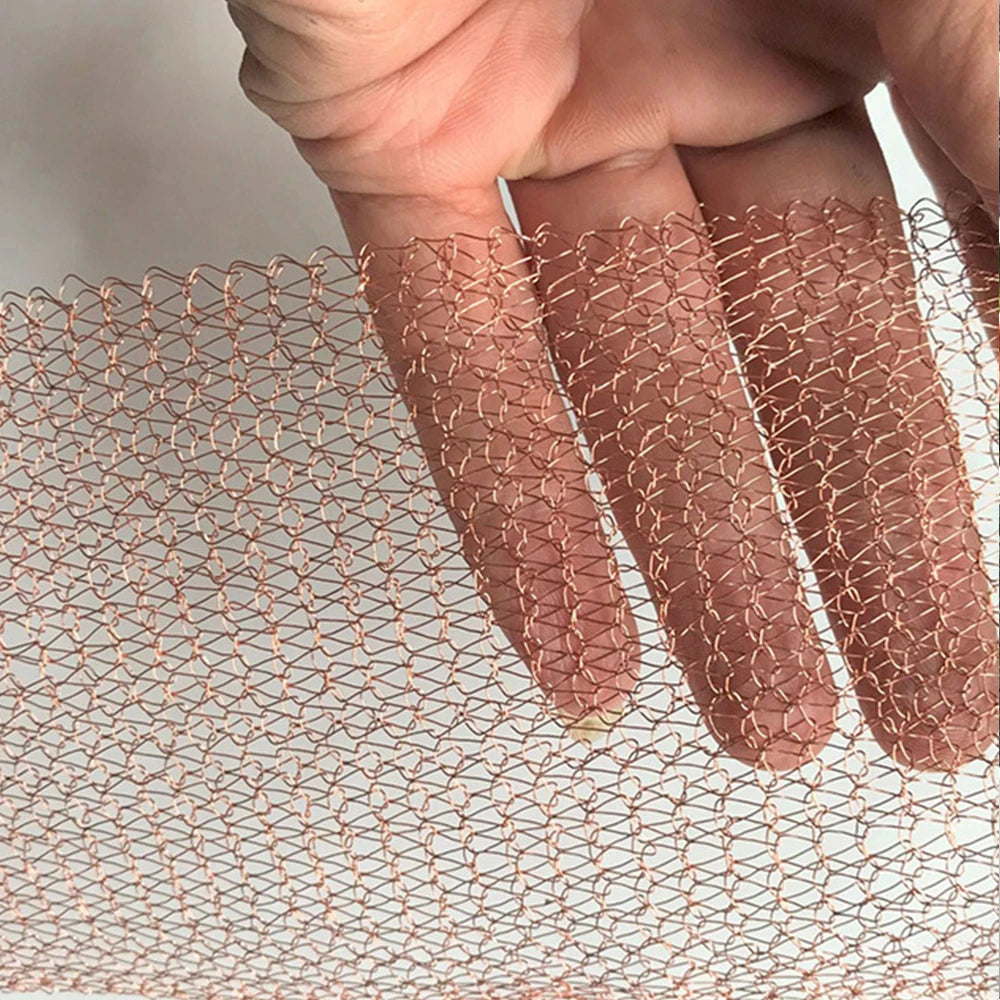Copper Anti-Snail Wire Mesh Net Signal Shielding Net Wire Pest & Rodent Net Copper Mesh Garden Supplies 3/4/6/9/10/12/15m