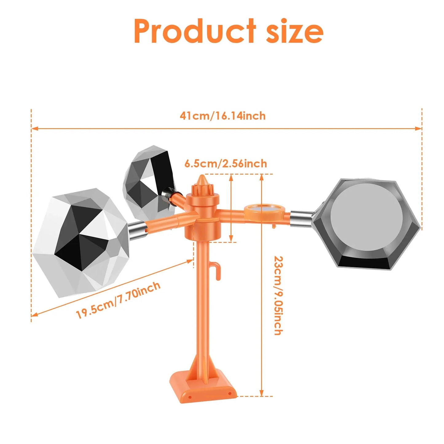 Bird Repeller Wind Powered 360 Degree Rotating Bird Repeller Mirror Reflective Design Retractable Scare Birds Gardening Supplies