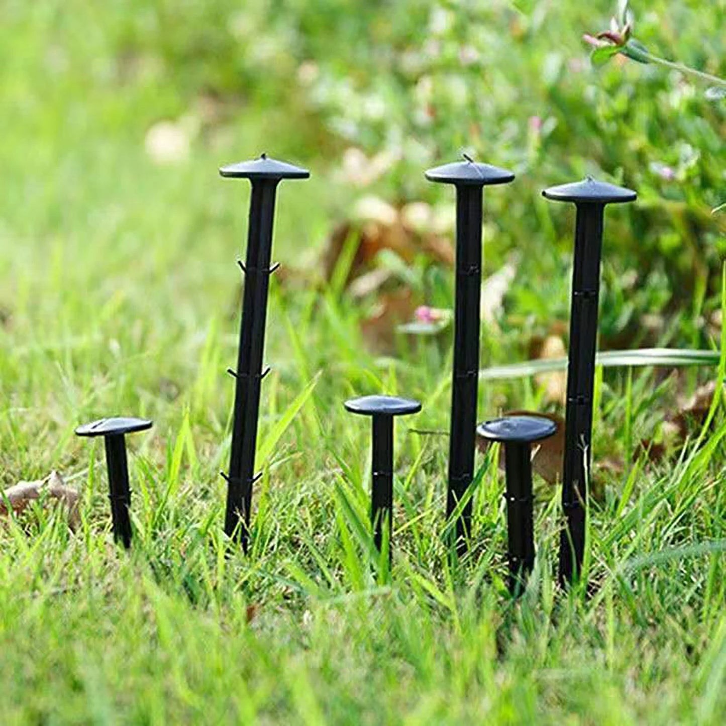 50Pcs/set Ground Nail Film Fixed Garden Pegs Greenhouse Film Weed Prevention Ground Cloth Sunshade Fly Net Plastic Fixed Pegs