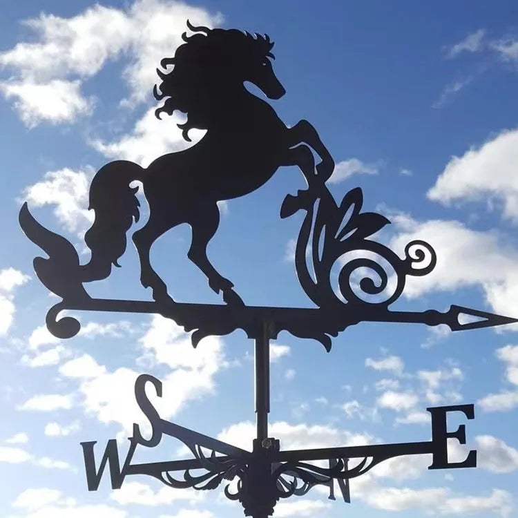 Stainless Steel Rooster Weathervane Weather Vane Yard Garden Barn Ornament Collies Shed Kit Weather Vanes Roofs Dropshipping