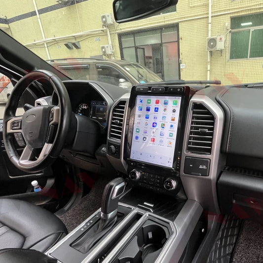 256GB Qualcomm Android Car Radio For Ford F150 Raptor F250 2015-2021 GPS Navigation Multimedia Player Tape Head Unit