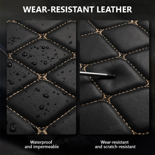 Portable Car Travel Mattress | SEAMETAL Foldable PU Sleeping Pad for Rear Seat (SUV/Sedan)