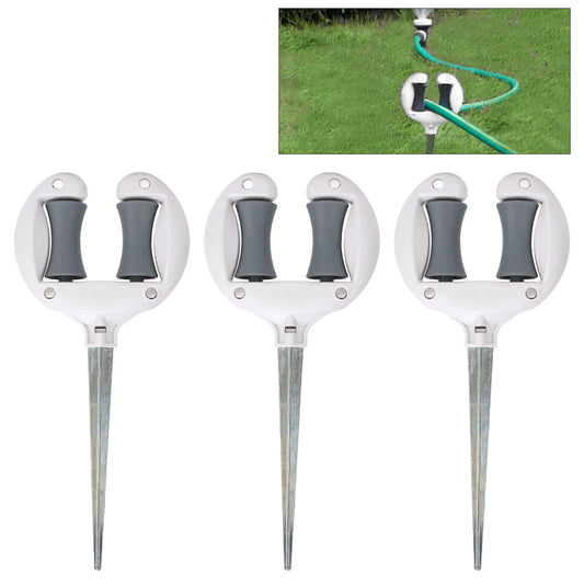 Garden Hose  Nail Top Roller Soft Water Pipe Positioning Pointed Head Lawn Hose  Spike Holder Hose  Spike Holder