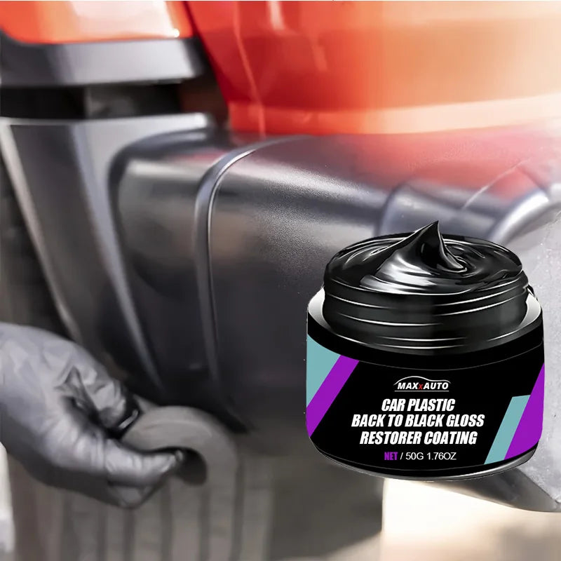 Car Plastic Restorer Back To Black Gloss Auto Interior Leather & Panel Renewal Wax Coating Agent Auto Polish And Repair Coating