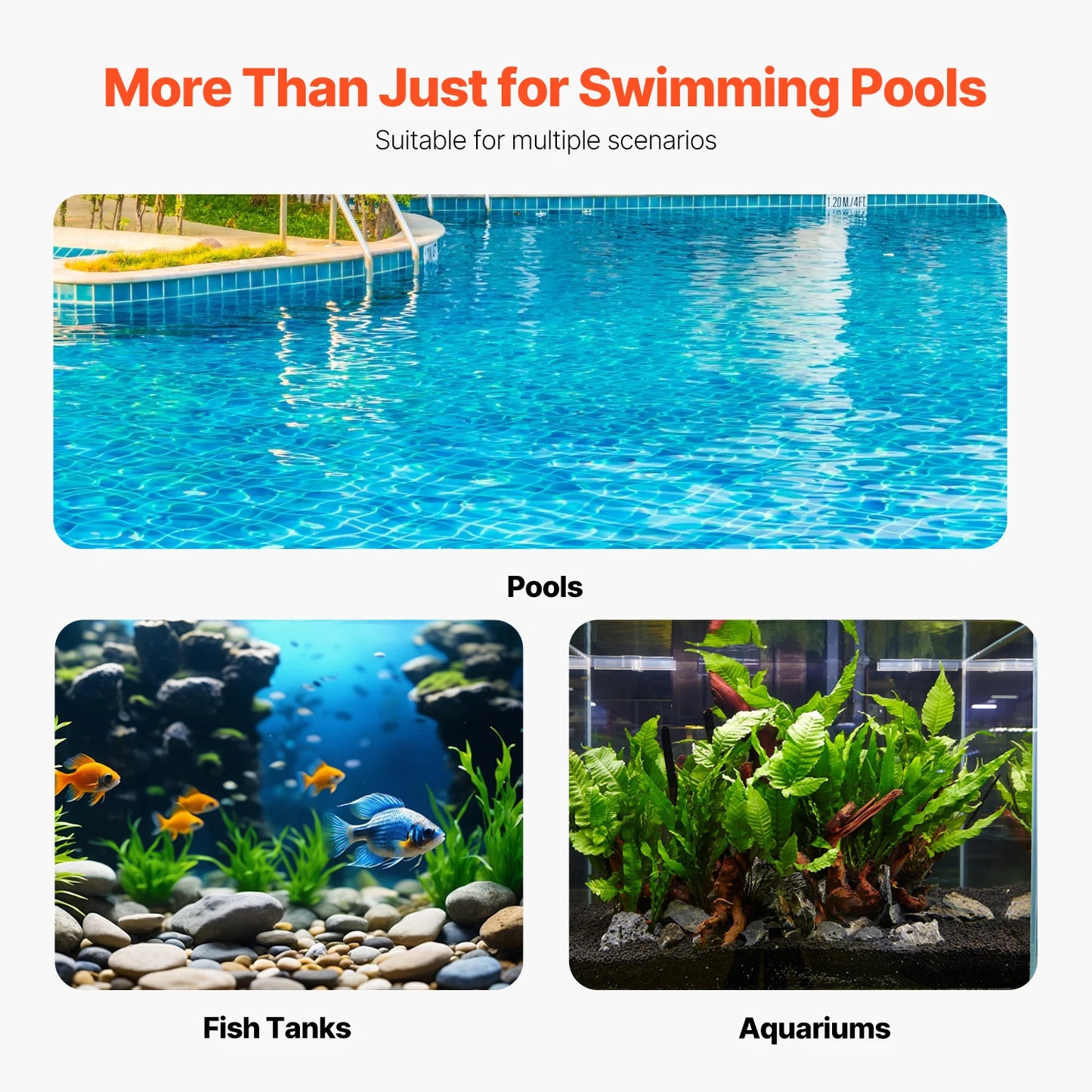 SucceBuy Pool Filter Balls 1.5 lbs-4.6 lbs Reusable Blue/White Polyester Fiber Filter Media with Wash Bag for Pool Aquarium Tank