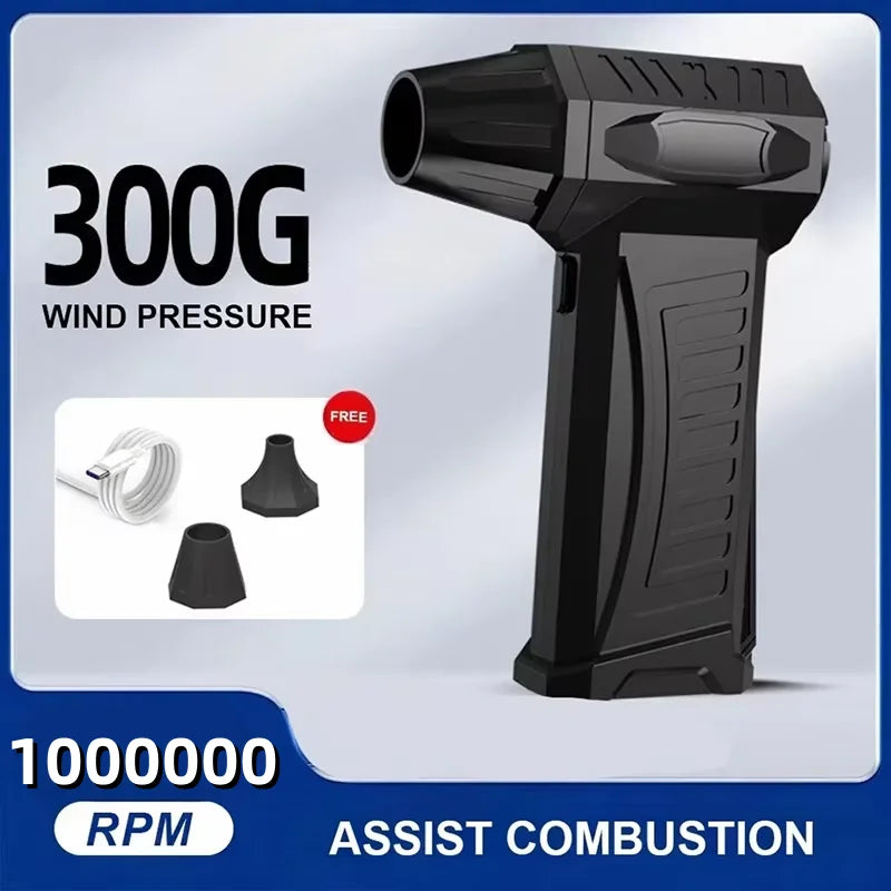 Xiaomi Super Violent Blower 1000000RPM Brushless Turbo Jet Blower 10000mAh Fast Charging Duct Fan 300G Thrust Cleaning Tool 