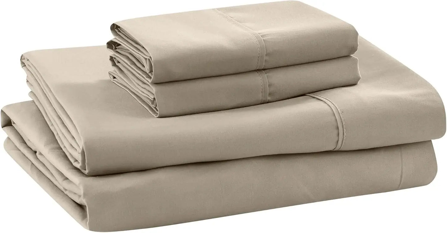 4-Piece Bedding Sheets & Pillowcase Set, Printed Extra Soft Deep Pocket Up To 16 Inch Mattress Forever Roses, Bedding Set