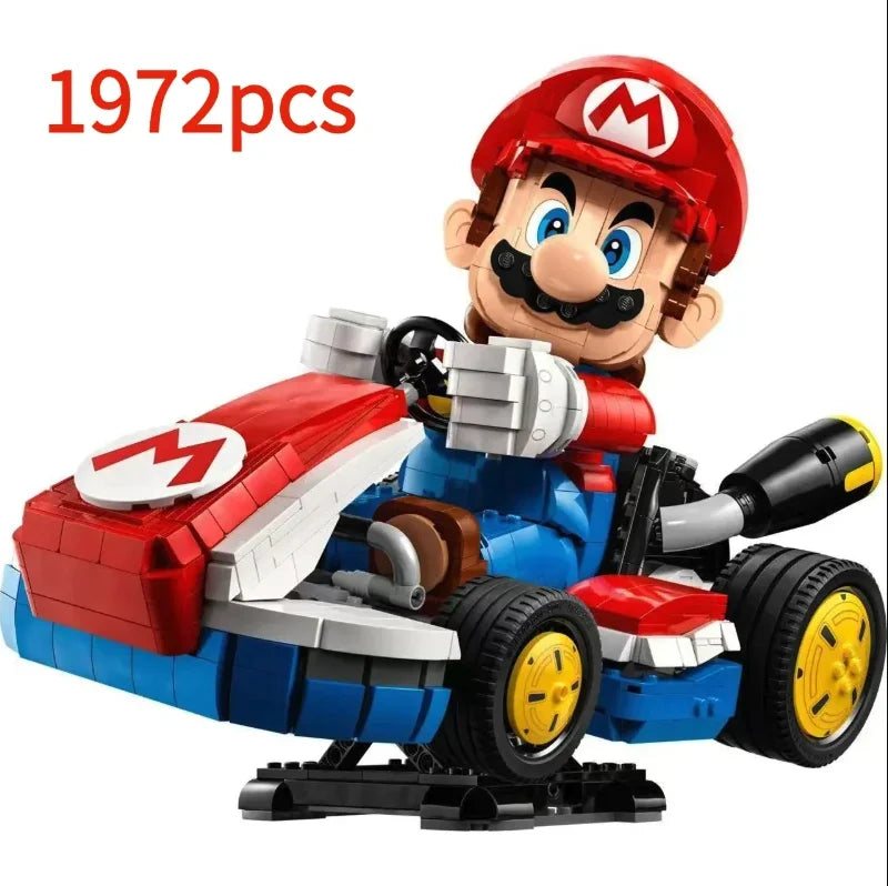 Classic Race Kart Building Blocks - City Assembling Car Toy