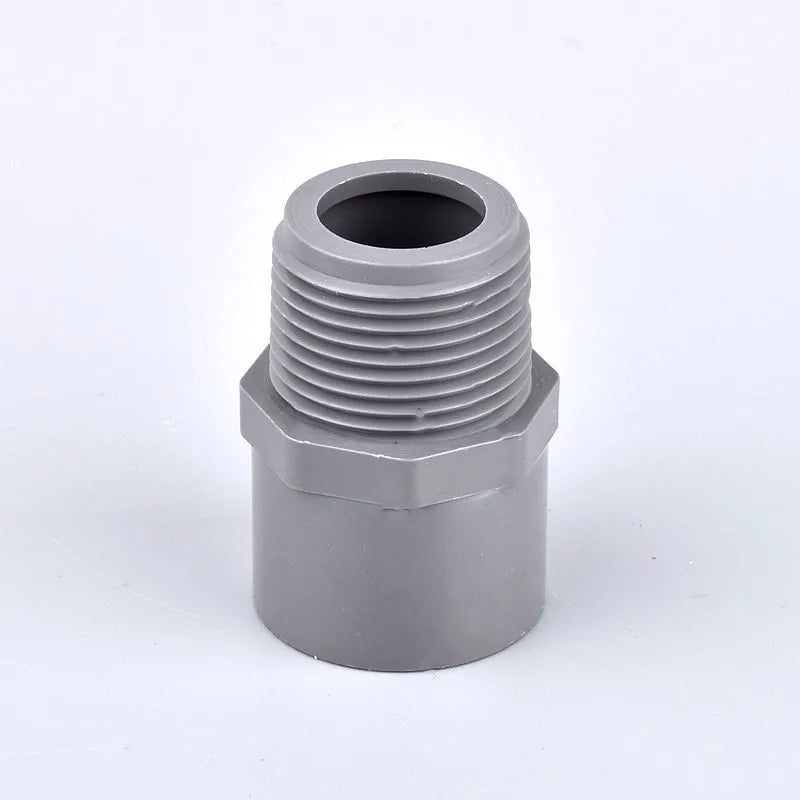 1/2" ~2.5" Male/Female Thread to Inner Diameter 20~75mm PVC Water Connector Aquarium Fish Tank Irrigation Water Pipe Fitting