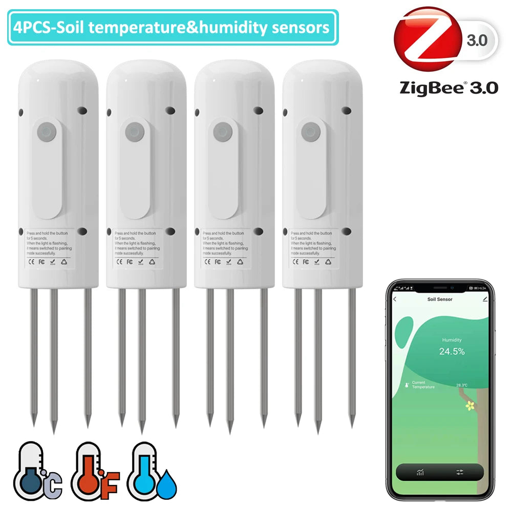 ZIGBEE WIFI Garden Watering Timer Smart Sprinkler Drip Irrigation System Built-in Water Flow Recorder Water Controller TUYA